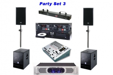 Party Set 3 Verleihpreis pro Tag